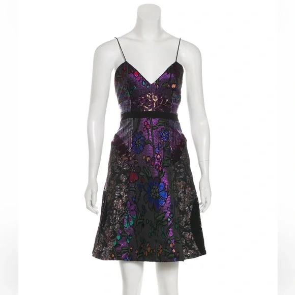 cynthia rowley metallic dress Cynthia Rowley | Glitter Tease Dress | XS